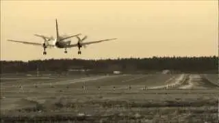 [1080p] Gotlandsflyg Saab SF2000 landing at Arlanda Airport RWY26