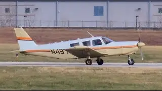 1971 Piper PA-32-260 Cherokee Six | Taxi & Takeoff | New Century AirCenter (JCI/KIXD) | N4878S