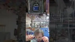 Складывание стеклянных стаканов для создания святой воды из Castlevania.