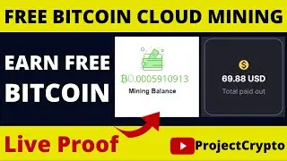 2 Free Bitcoin Cloud Mining Sites 2021 | Live Payment Proof | By Project Crypto