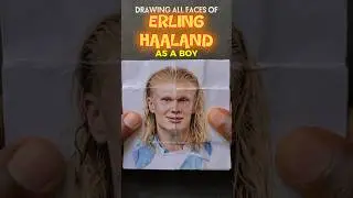 Drawing All Faces of Haaland 😱❤️ #art #haaland #explore #erlinghaaland