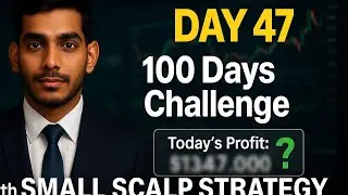 Day 47: $100 to 100 Days Forex Challenge | Small Scalp Strategy Live Trading