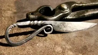 Blacksmithing-Forging A Blacksmiths Knife