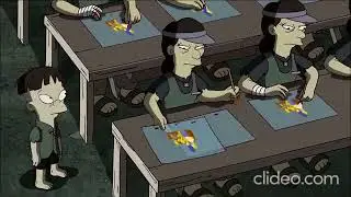 Simpsons - Banksy Simpsons couch gag (Backwards)