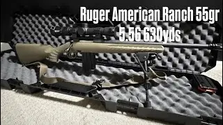 Ruger American Ranch 5.56 55gr 630 yards road to 700 yards 