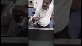 Railway ticket Booking Counter fraud caught on camera