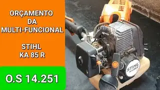 (Orçamento 14251) STIHL KA 85 R com o eixo quebrado.