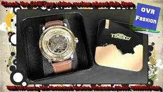 TIME100 Luxury Men Mechanical Skeleton Wristwatch Review (Model: W60040G-02A)