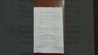 Software Engineering Questions Paper 2024, MCA 3rd semester VBSPU.(Privious Year Question paper)
