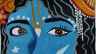 Krishna Eyes Drawing ❤😚🌸 ll most Beautiful Eayes 👀 #viralvideo