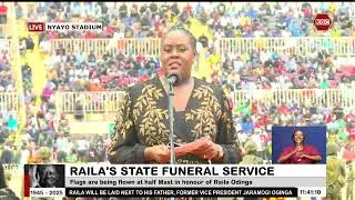 Winnie Odinga sings her late father&rsquo;s favorite song &lsquo;Jamaica Farewell&rsquo;, mimics his laughter.