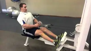 Physio Perth - Seated Row - Loftus Physiotherapy & Rehabilitation