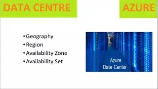 Availability set, Availability Zone, Region, Geography | Azure | Tamil