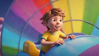Fall Guys Jelly Runner Spun on the Color Wheel | Nursery Rhymes for Kids & Baby Songs