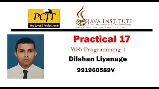 Web Programming  Practical 17