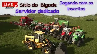 Jogando com os inscritos - S&iacute;tio do Bigode - Servidor dedicado - Farming Simulator 25