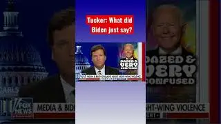 Tucker roasts Biden&rsquo;s blunder #shorts