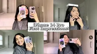 iPhone 14 Pro in Deep Purple first impressions!!