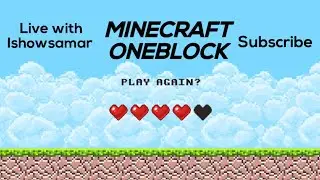 Live Playing Minecraft Oneblock Day-6 Subscribe!!