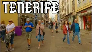 La Laguna Downtown Tenerife Walking Tour 4k