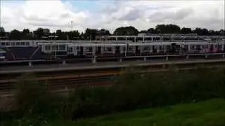 RET Metro 3*Type T (5238-5234-5221) in beweging op Remise 's-Gravenweg richting Kralingse Zoom