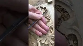 carving sweet chestnut #A S M R #woodcarving