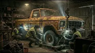 ASMR Monster Truck Restoration 🚛💙 | Full Rebuild of Blue Thunder From Total Disrepair to Brand New!
