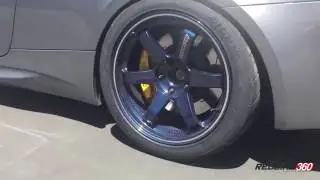 BMW E92 M3 Volk Racing TE37RT (Mag Blue/Space Gray) Walk Around