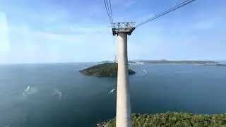 World&rsquo;s longest non-stop 3 rope cable car