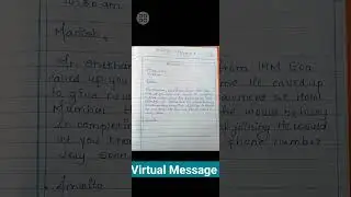 Drafting Virtual Message Format | HSC 2024 #writingskills #grammar #shorts #viral #hsc2024 #english