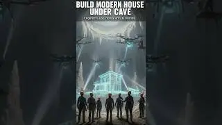 Build Modern House Under The Cave