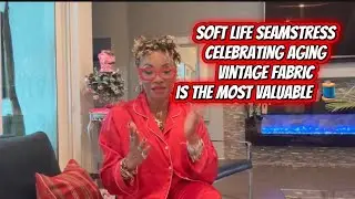 Soft Life Seamstress Celebrating Aging Vintage fabric is the most valuable  🧵🪡