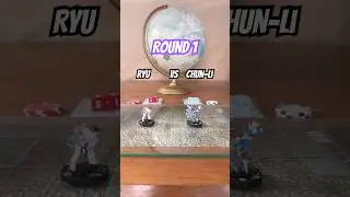 Ryu vs Chun-li Street Fighter Heroclix Tournament #heroclix #streetfighter #nerd