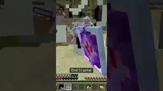 End crystal 1 Heart clutch #minecraft #pvp #endcrystal #clutch clu