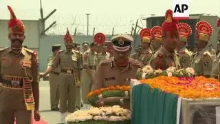 Bodies of slain Indian soldiers returned