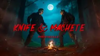 KNIFE & MACHETE - LYRICS VIDEO (Michael Myers and Jason Voorhees)
