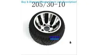 Deal High Performance GO KART KARTING ATV UTV Buggy 205/30-10 Inch Wheel Tubeless Tyre Tire with Al