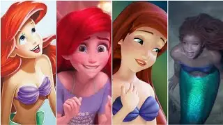 Evolution Of The Little Mermaid - Ariel ( 1989-2023 ) #disneyprincess #littlemermaid #youtube