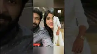 Vikram prabhu with his wife....