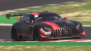 Mercedes AMG GT3 EVO Testing at Misano World Circuit- V8 Pure Sound in Action!