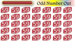 Odd Number Out 581