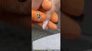 From 🟥 To Almond in 6 Steps👍 #nails #nailtutorial #nailshape #nailshapes #nailtips #nailhacks