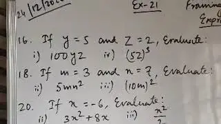 FRAMING ALGEBRAIC EXPRESSION