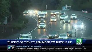 'Click It or Ticket' campaign urges drivers to buckle up