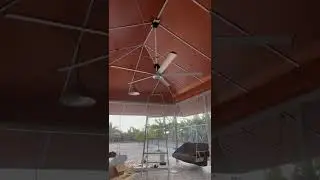 Ecoair 8 ft BLDC HVLS Fan Installation at a Farmhouse in Surat
