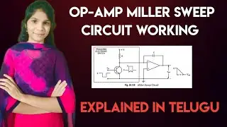 Miller Circuit using Op-Amp in Telugu | Easy Explanation