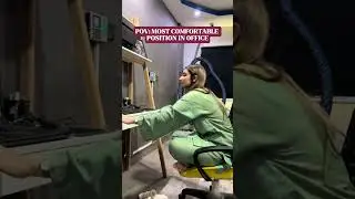 POV: Most Comfortable Position in Office #OfficeLife #WorkComfortably #POV #OfficeVibes #WorkModeOn