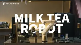 Milk tea robot Indy🤖 #shorts