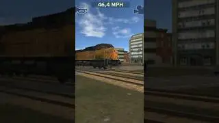 kerets terpanjang melintas di game train and rail yard simulator#keretaapi#shorts#game#indonesia