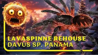 Lavaspinne rehouse - Davus sp. Panama